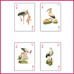 2 playing cards baby shower swan kids poker
