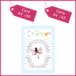 1 Carte pour quenotte tooth fairy afro