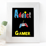 2 affiche poster decoration addict gamer
