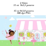 3 Mug danseuse ballerine