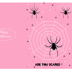 2 Cartes invitation remerciment sorciere Happy halloween