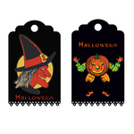 5Tags label etiquette vintage halloweeni