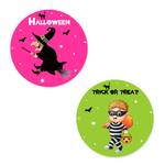 5 cupcake toppers holiday halloween sorciere