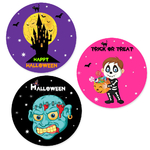 2 cupcake toppers holiday halloween sorciere
