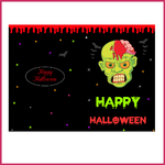 2 Cartes invitation remerciment Happy halloween deguisement