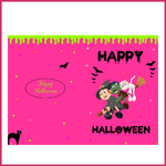 6 Cartes invitation remerciment Happy halloween deguisement