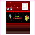 2 wrapper chocolate halloween decoration table