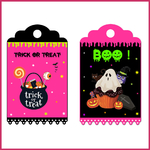 4Tags label Halloween etiquette fantomes