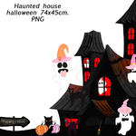3 Big decor halloween maison hanté fantome