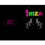 2 Birthday cards ibiza party