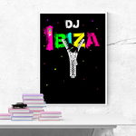 4 POSTER Affiche décoration DJ IBIZA