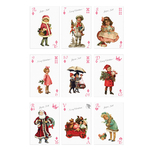 4 Jeu carte joyeux noel vintage Amazon