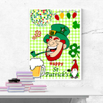 4 POSTER decoration mural interieur st patricks day