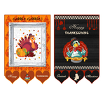 10Thanksgiving flag garland banner