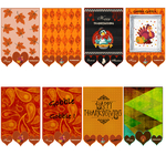 9Thanksgiving flag garland banner