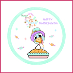 3 cupcake toppers holiday Thanksgiving