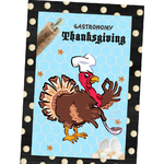 6 Cartes invitation remerciment thanksgiving