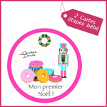 1cartes étapes bébé noel imprimable