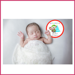 4 Cards baby milestones Christmas imprimable