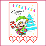 2Banners baby milestones Christmas imprimable