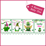 1 High chair garland baby one ST PATRICK's