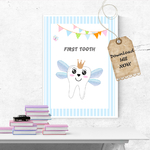 2 POSTER baby one tooth fairy