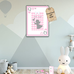 7 pink affiche poster bebe baby