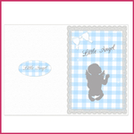 3 cards happy birthday baby shower baptism thank you card
