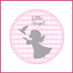 3 Drink Coasters pink kids girl baby shower birtdhay