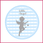 5 Drink Coasters blue kids boy girl baby shower birtdhay