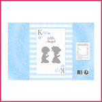 4 blue packet chip bag kids boy girl baby shower birtdhay