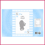 8 blue packet chip bag kids boy girl baby shower birtdhay