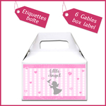 1 pink gable box,birtdhay baby shower blue