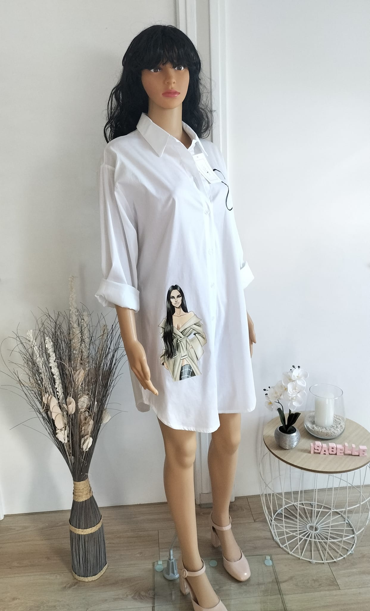 Chemise blanche femme (1)