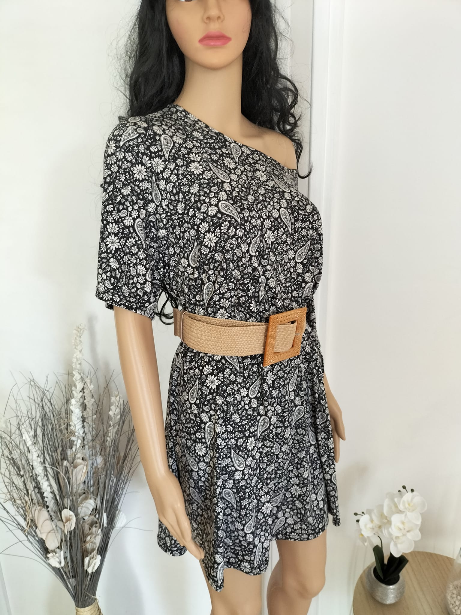 Robe noir et blanche  (6)