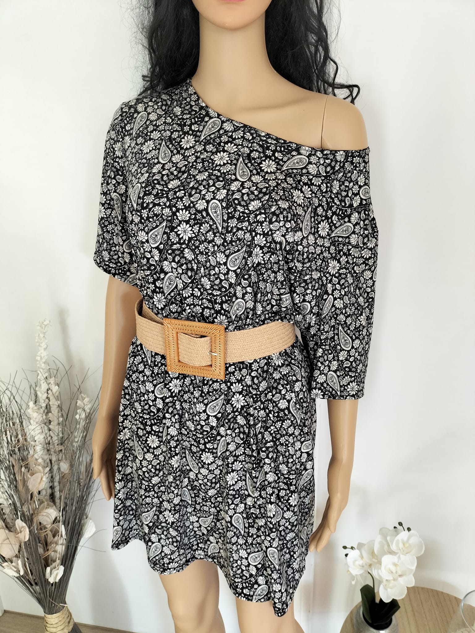 Robe noir et blanche  (8)