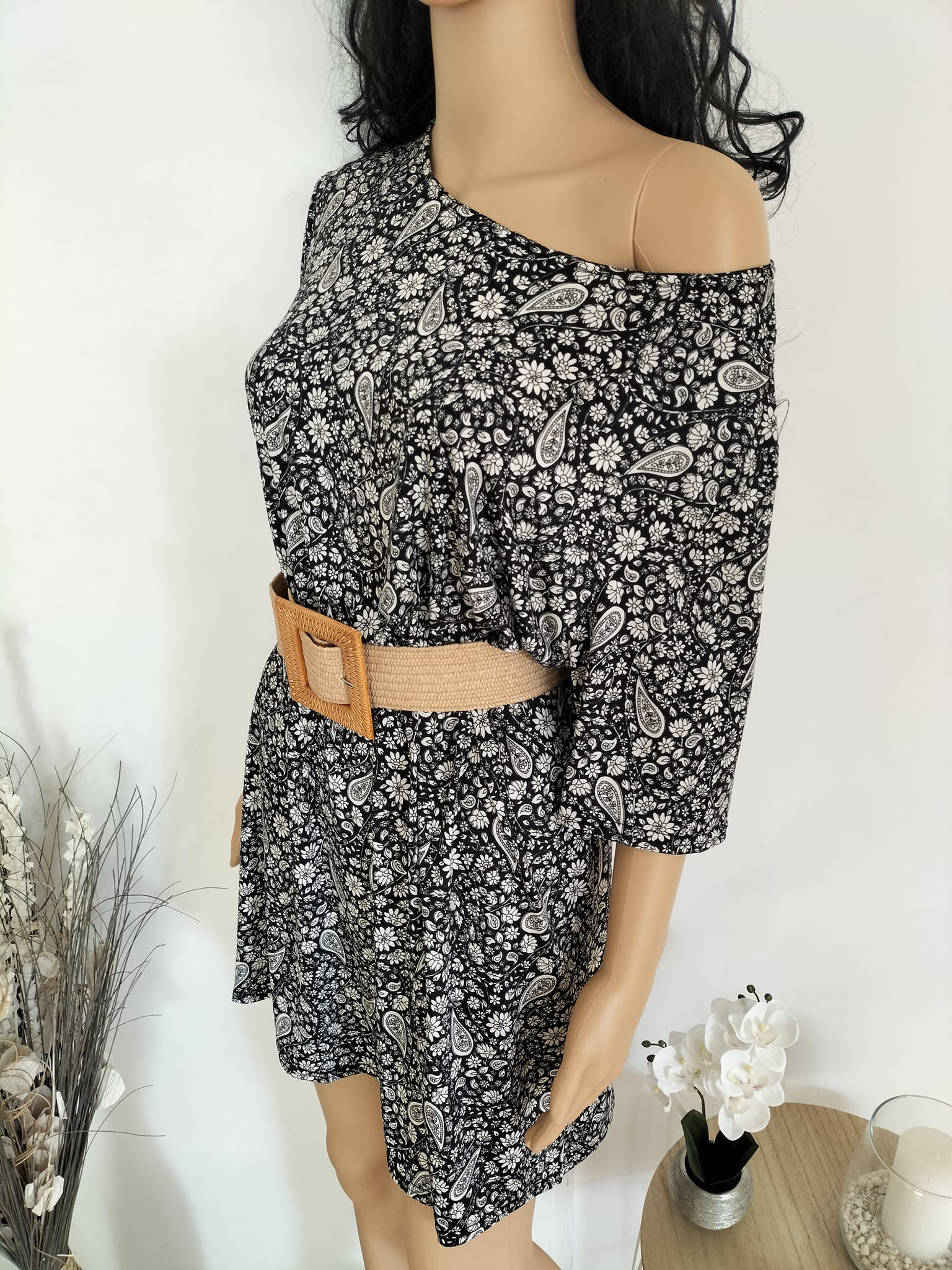 Robe noir et blanche  (10)