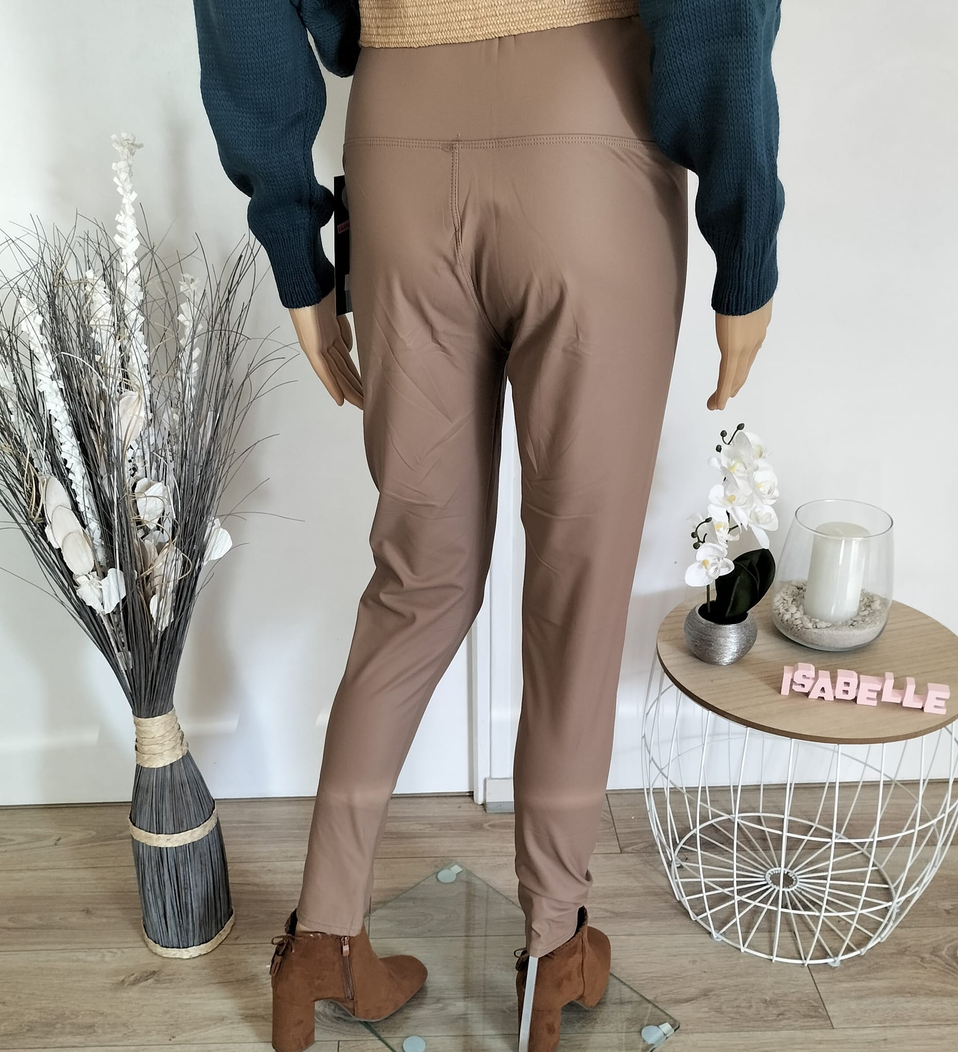 Pantalon simili camel (3)
