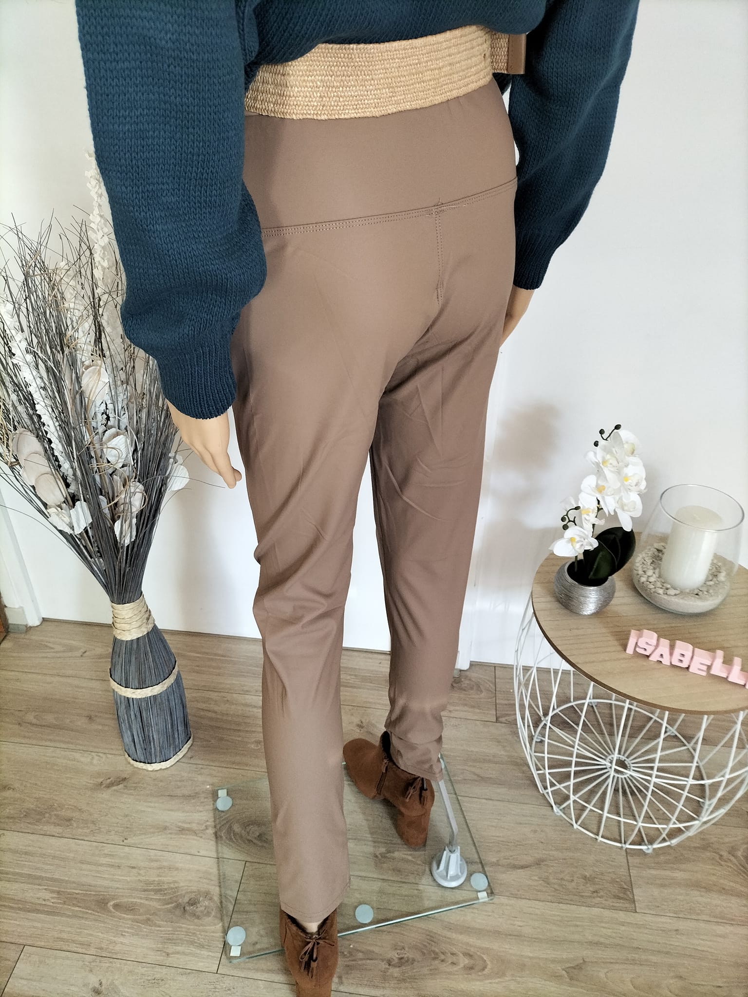 Pantalon simili camel (2)