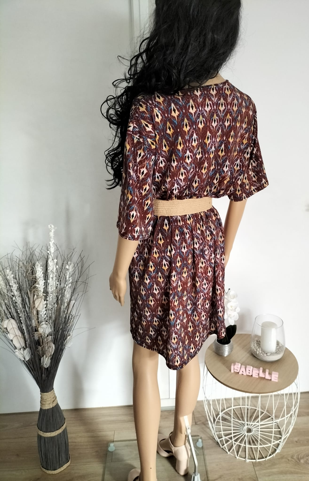 Robe tunique marron (1)