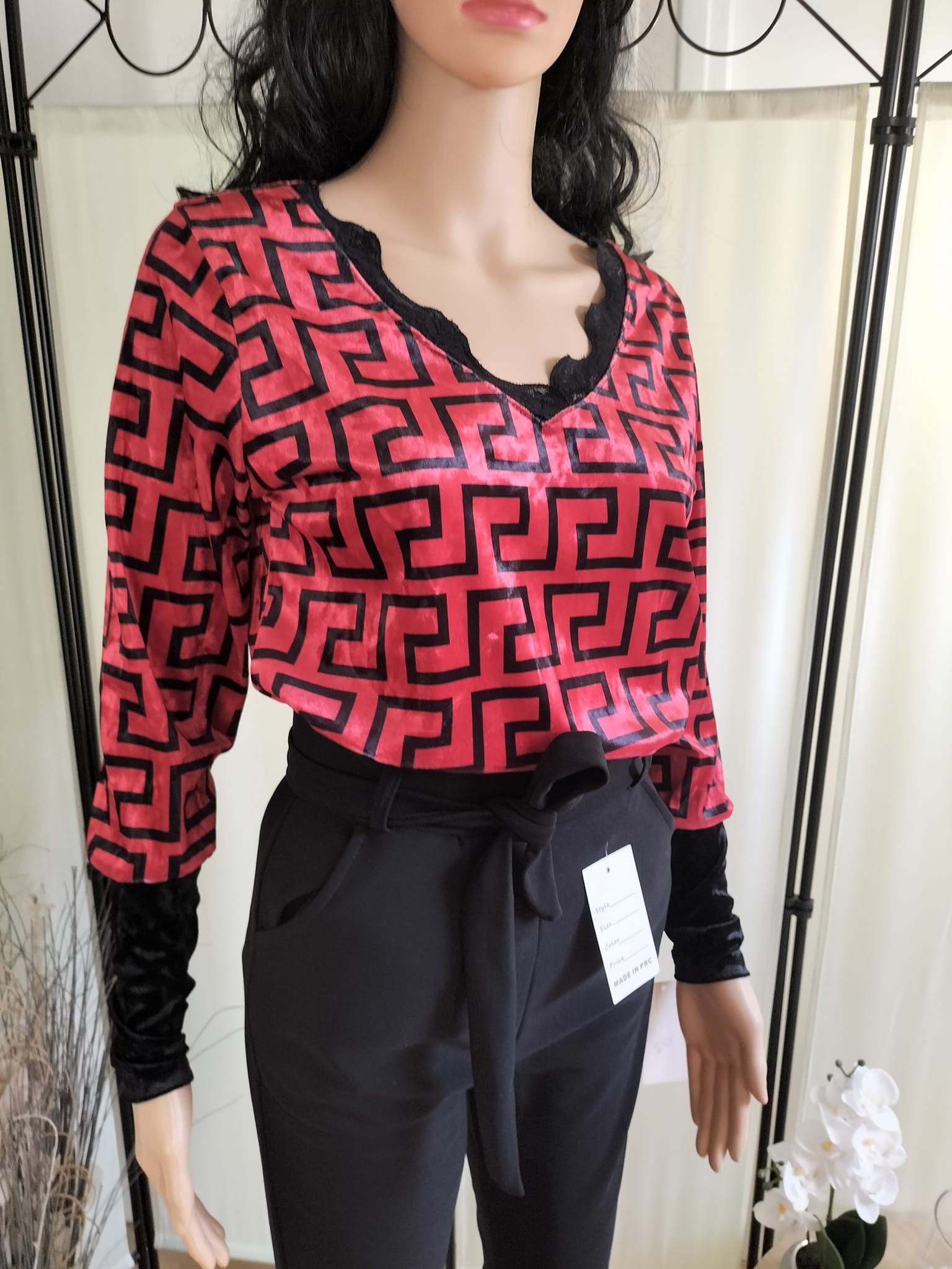 Top rouge et noir  (1)