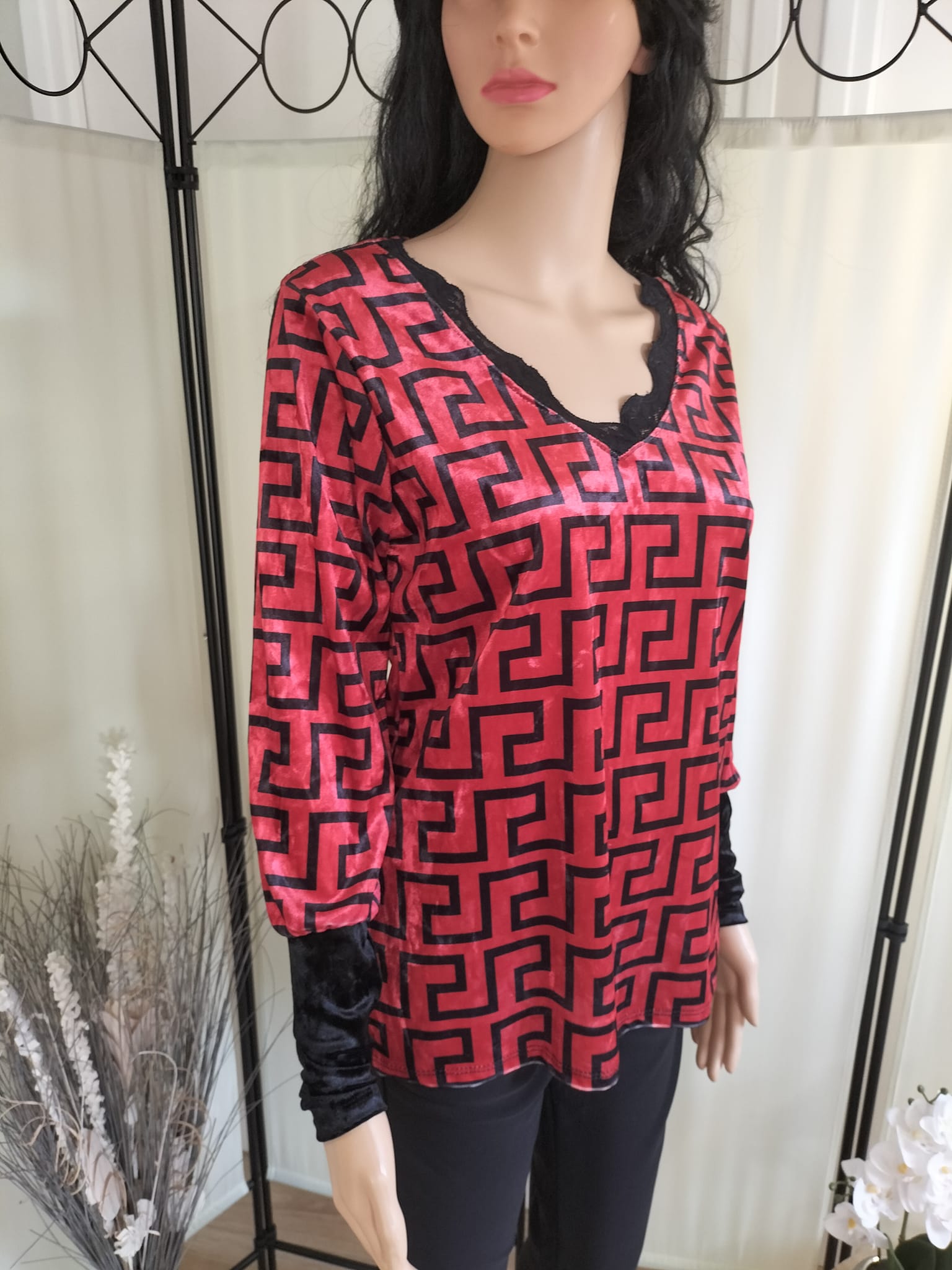 Top rouge et noir  (6)