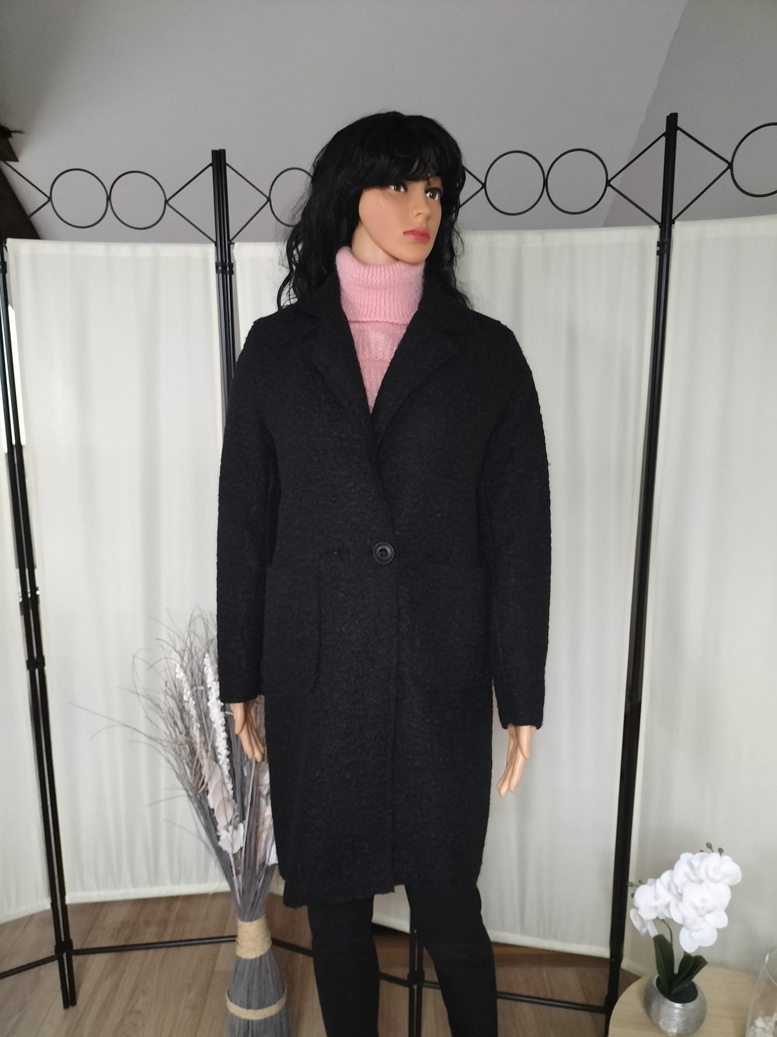 Manteau mi-long noir (6)