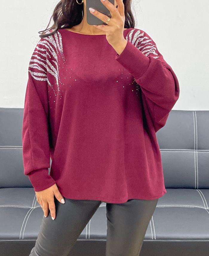 pull-noeud-leopard-strass-ah250292-bordeaux (2)