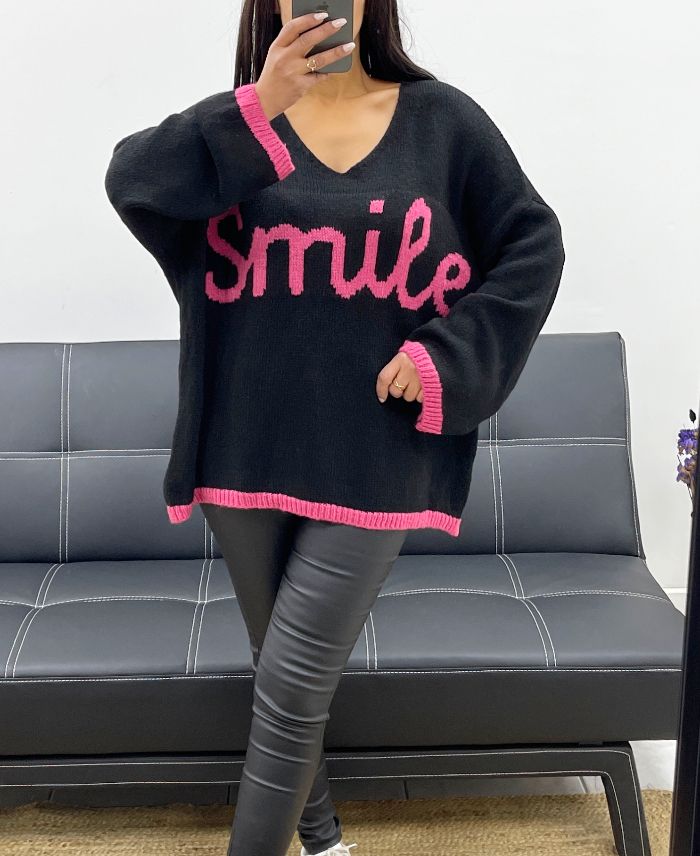 pullover-oversize-smile-ah250560-noir (1)