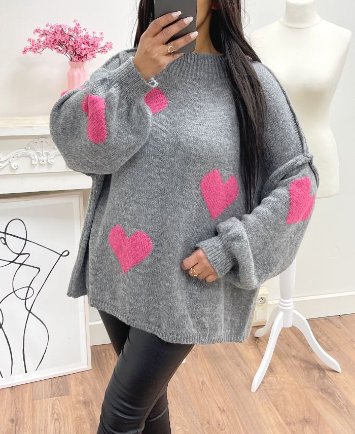 pullover-oversize-surpiqure-coeur-ah250574-gris