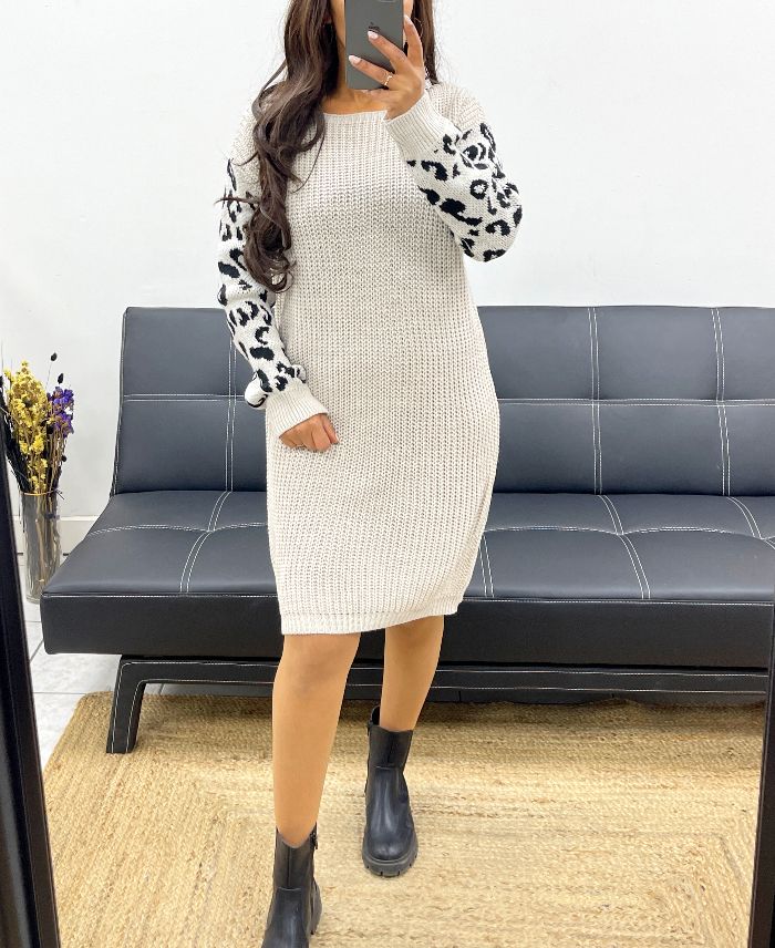 robe-manches-leopard-ah250942-beige (2)
