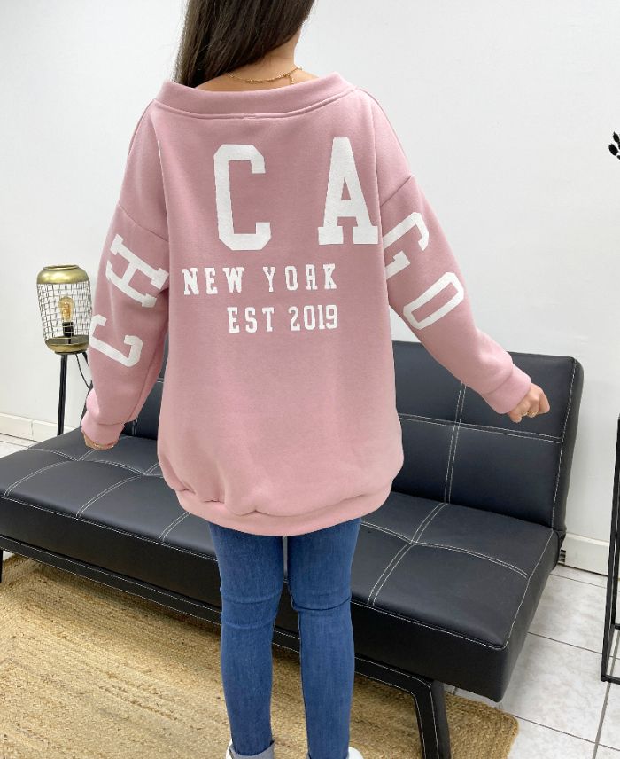 sweat-molleton-oversize-chicago-pe0360-rose