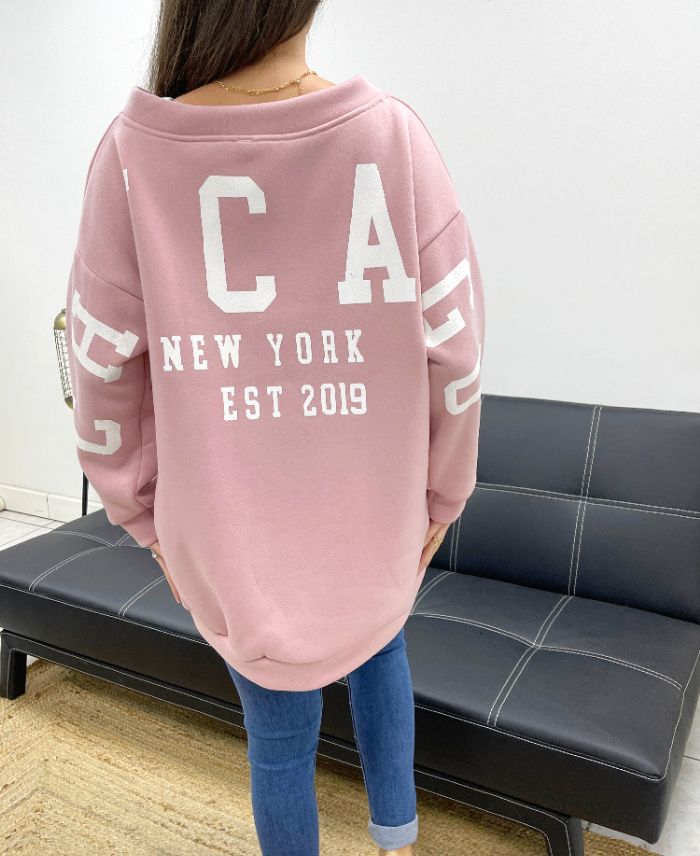 sweat-molleton-oversize-chicago-pe0360-rose (1)