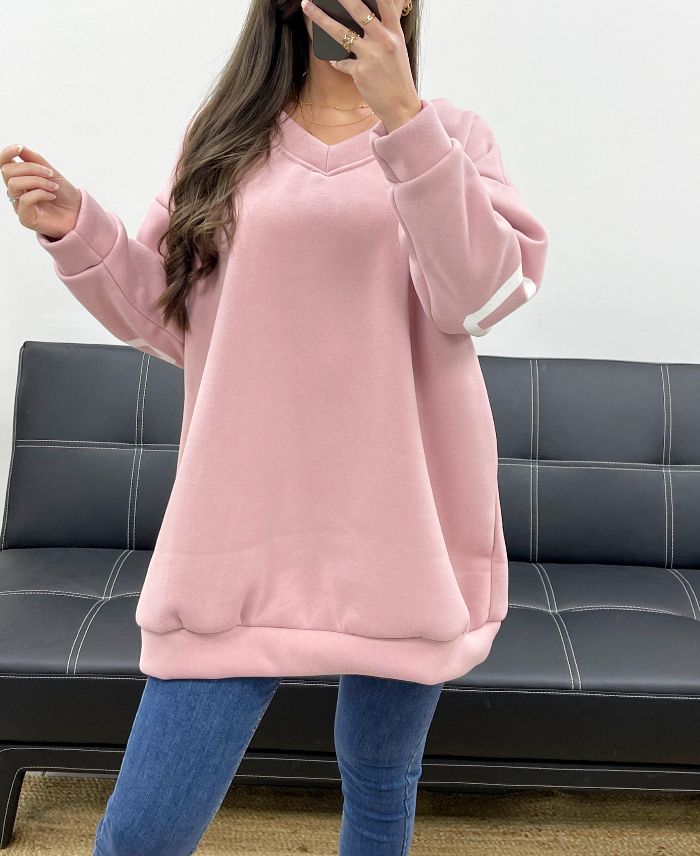sweat-molleton-oversize-chicago-pe0360-rose (2)